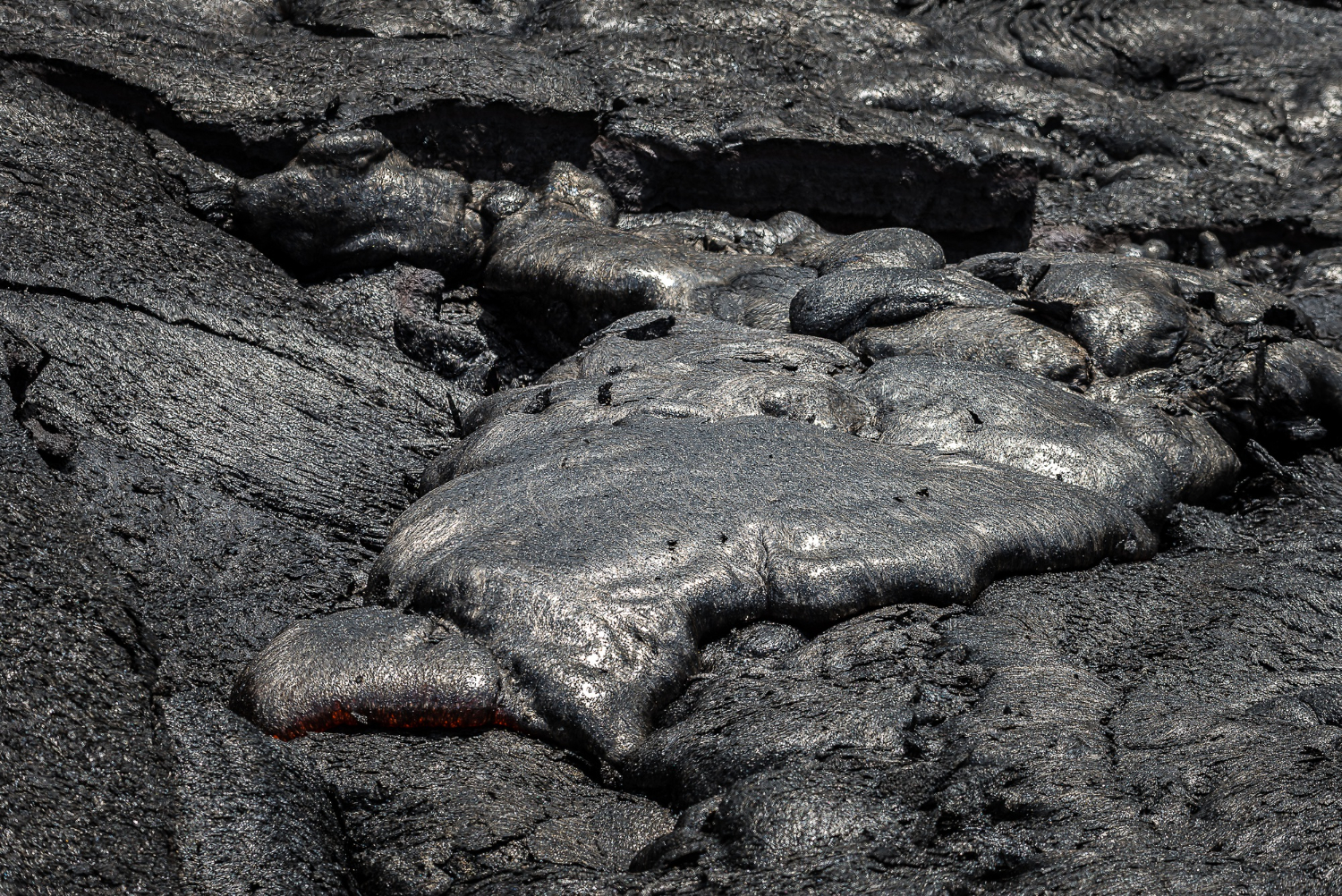 Lava rocks or black sand from Hawaii