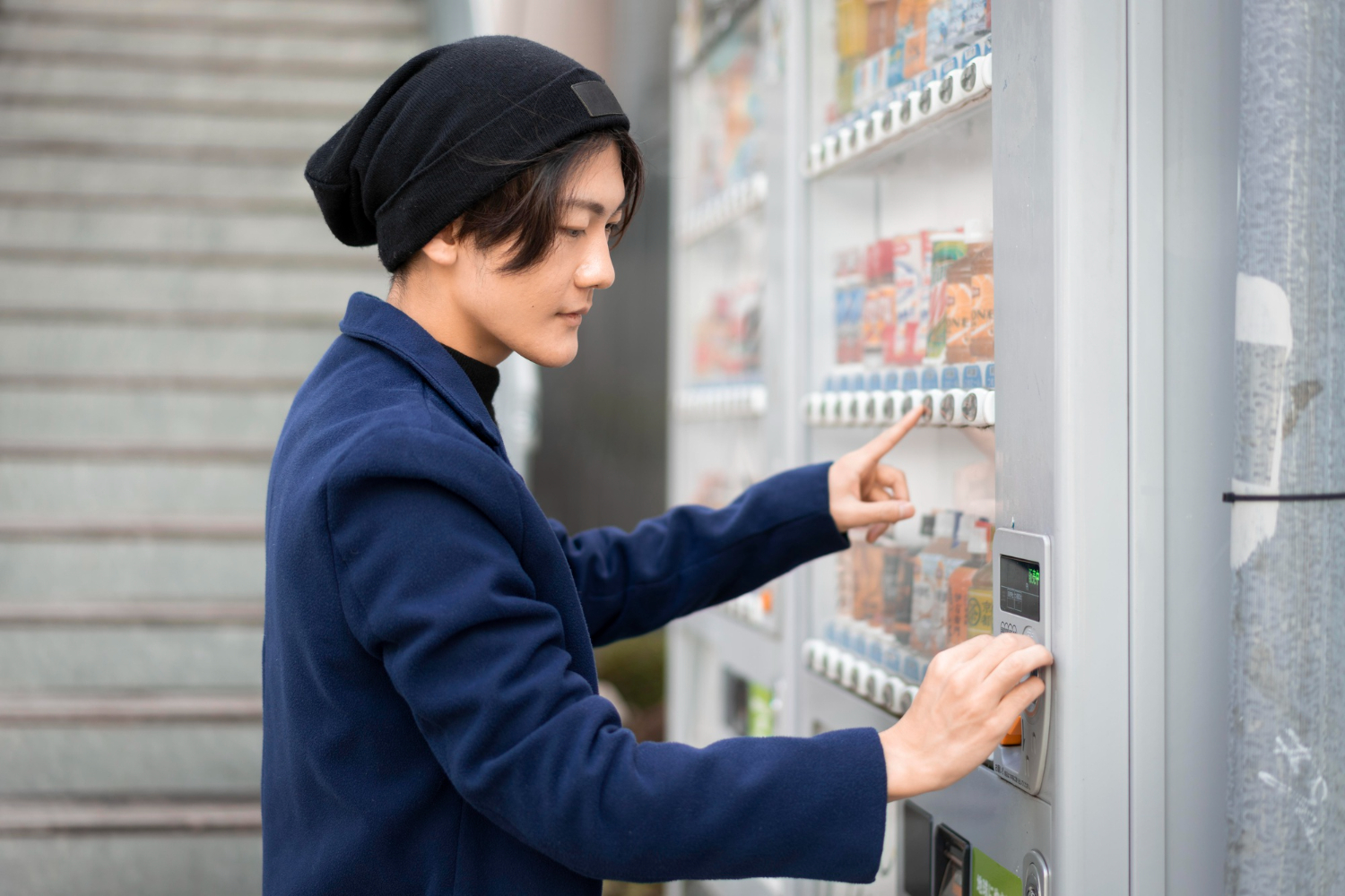The vending machine in Japan