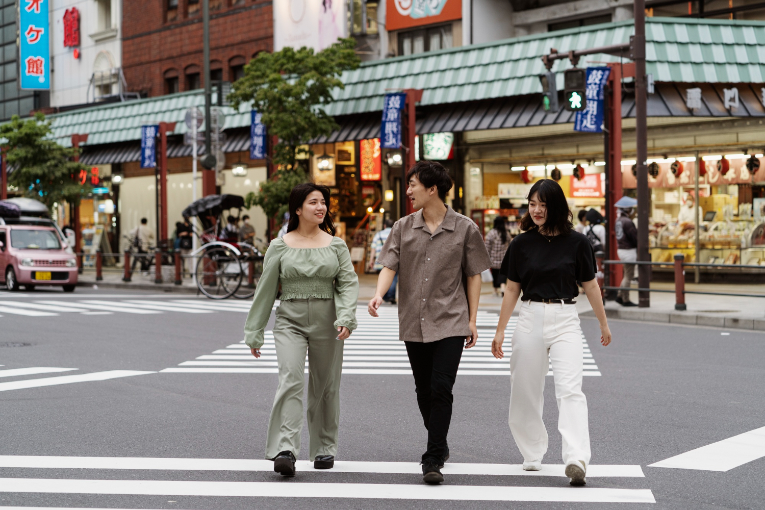 People walking in Tokyo