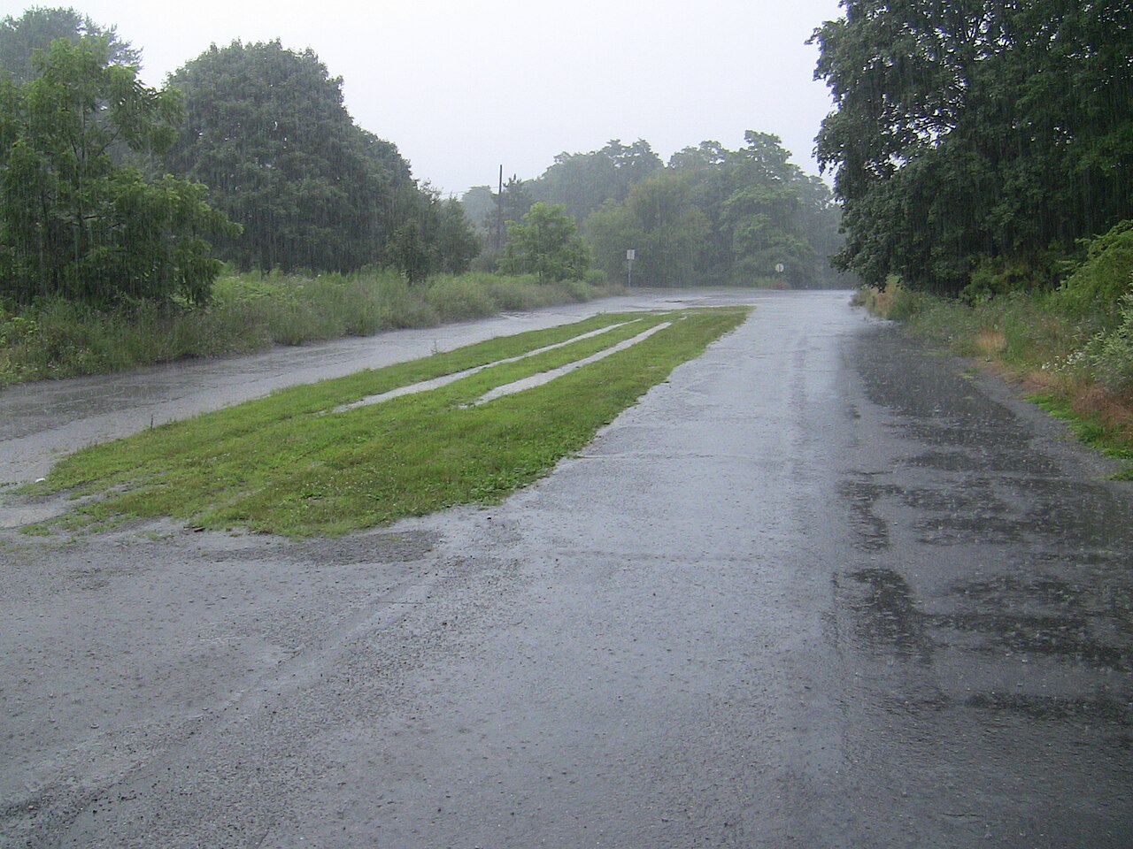 Abandoned avenue in Centralia Pennsylvania