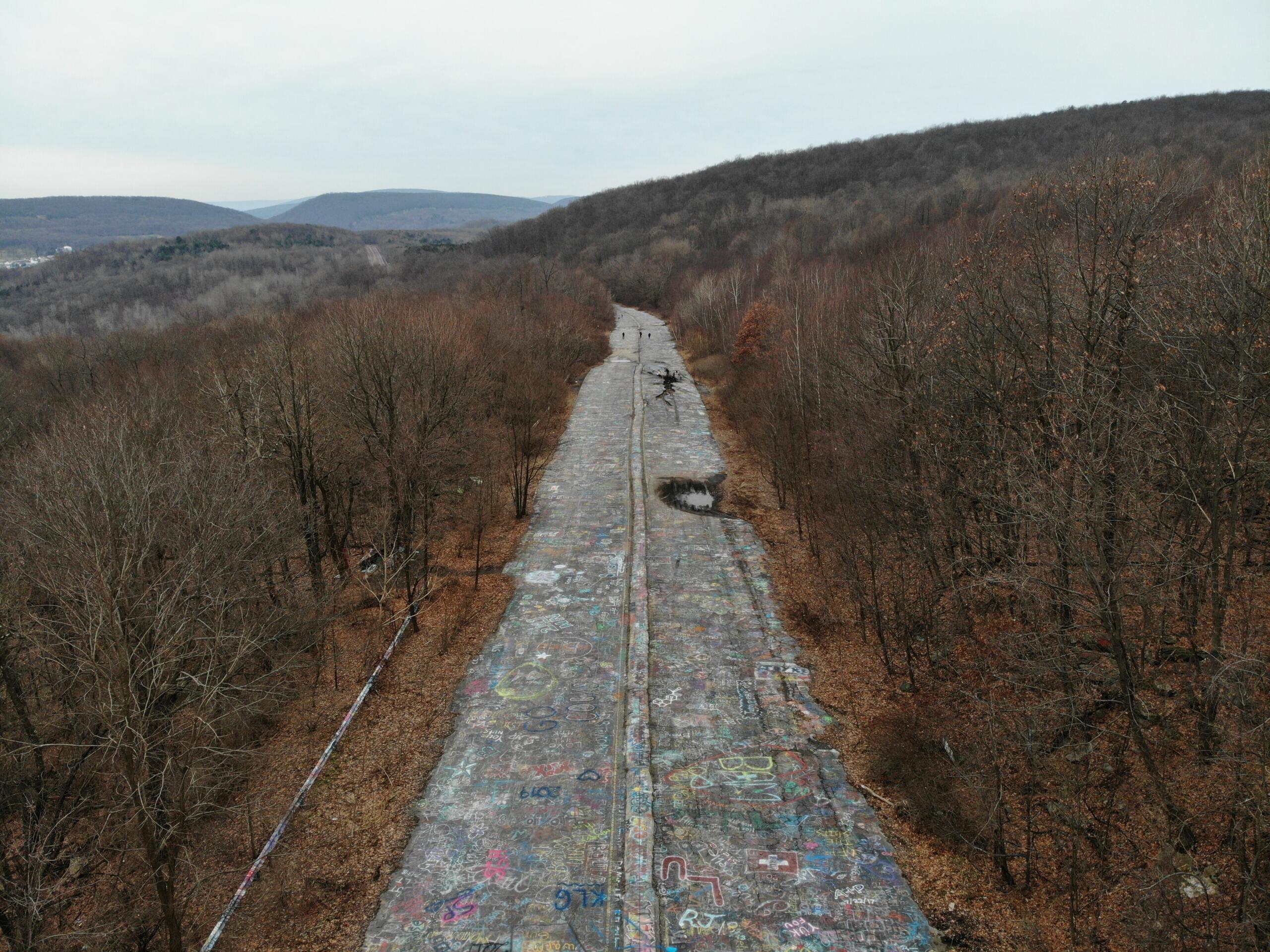 Graffiti Highway in Pennsylvania