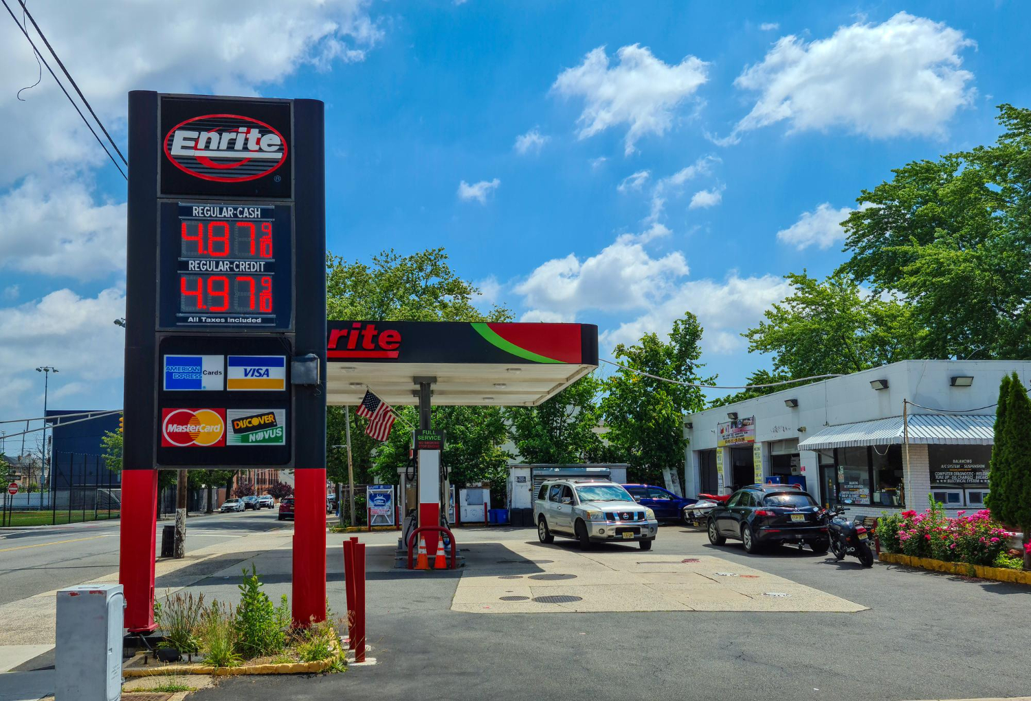 American gas pump