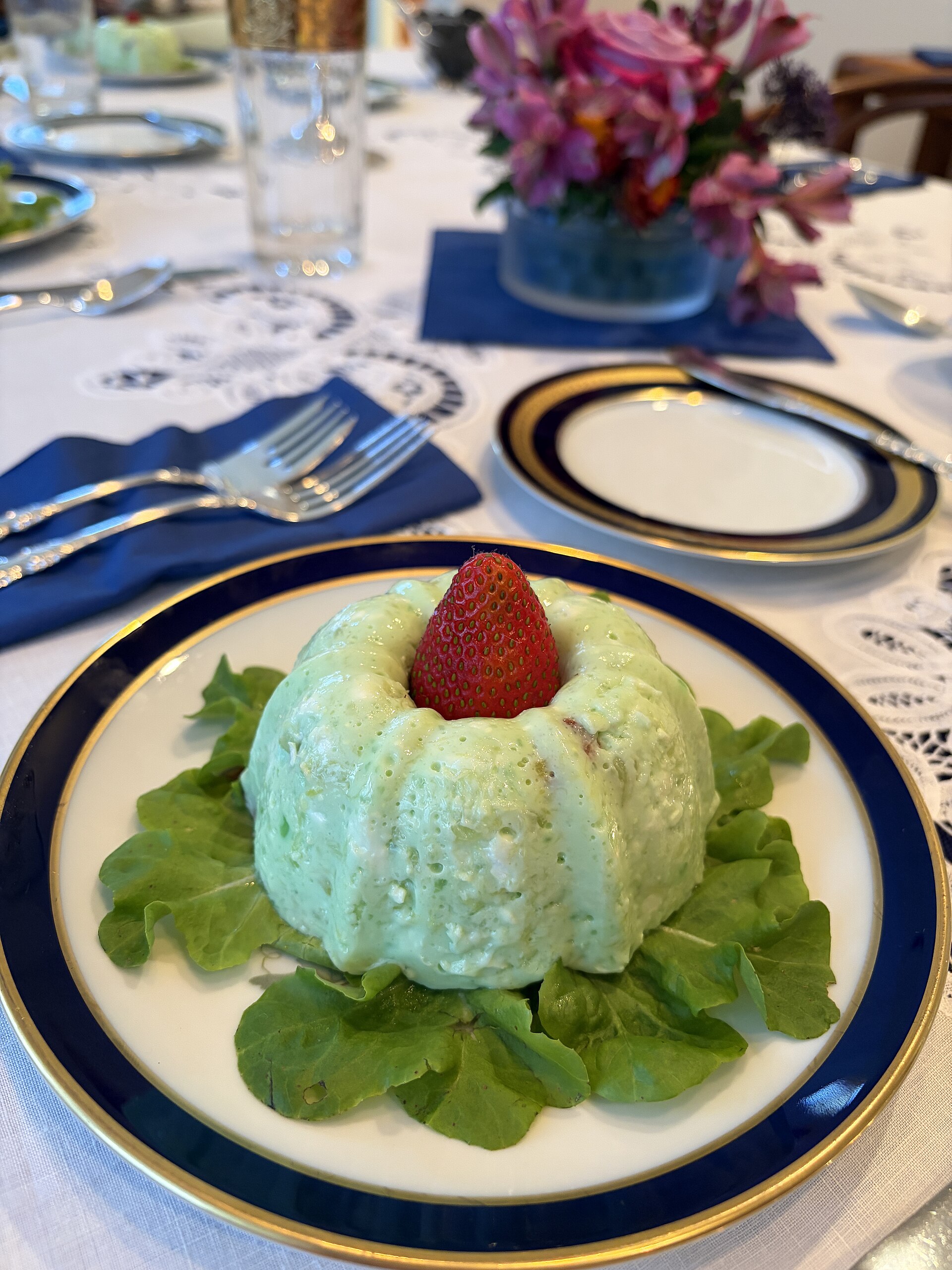 Jellied Salad with Lettuce