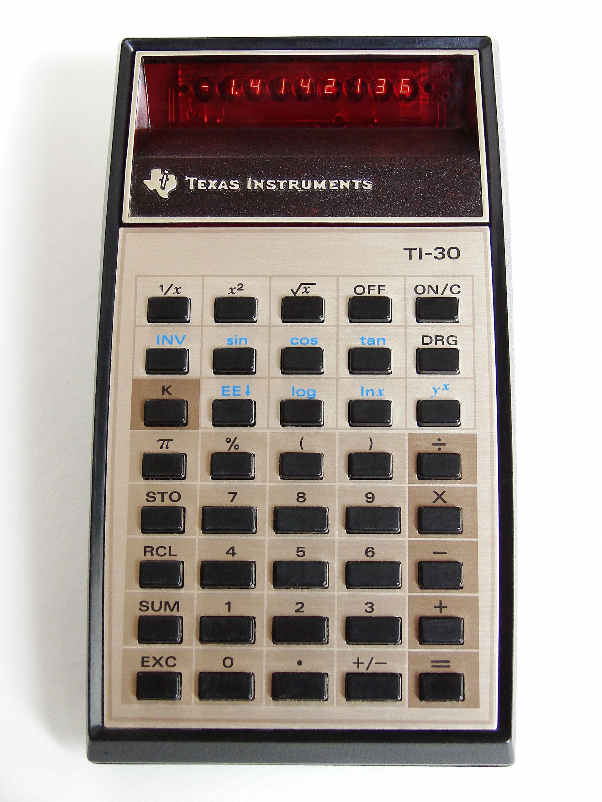 The TI-30 Calculator