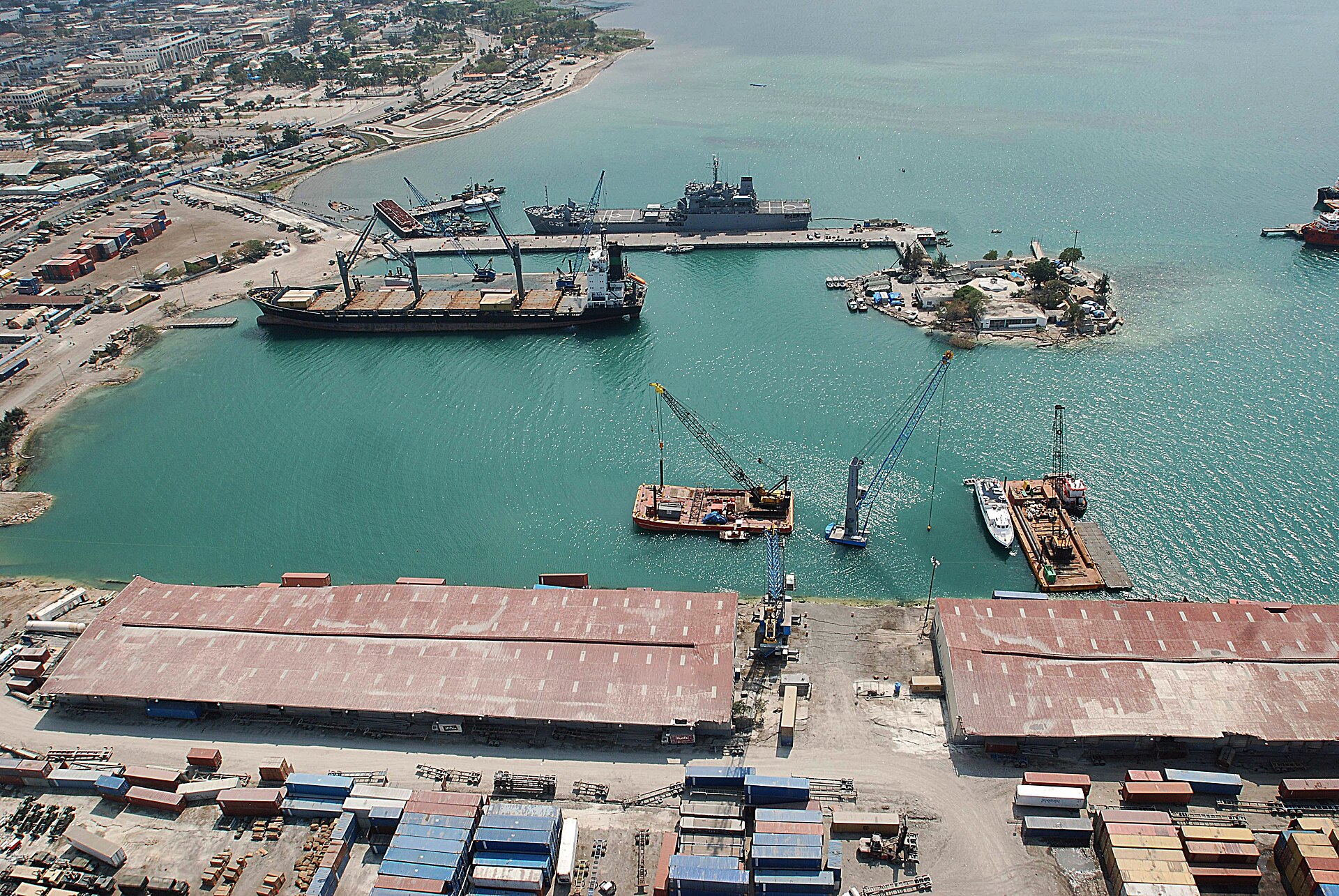 Port-au-Prince and Haitian ports