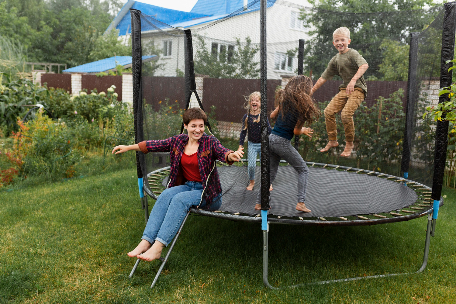 American backyard