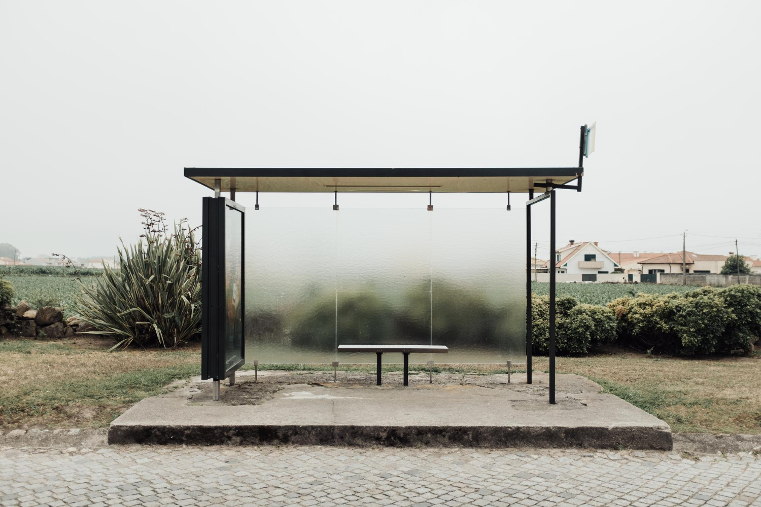 bus stops