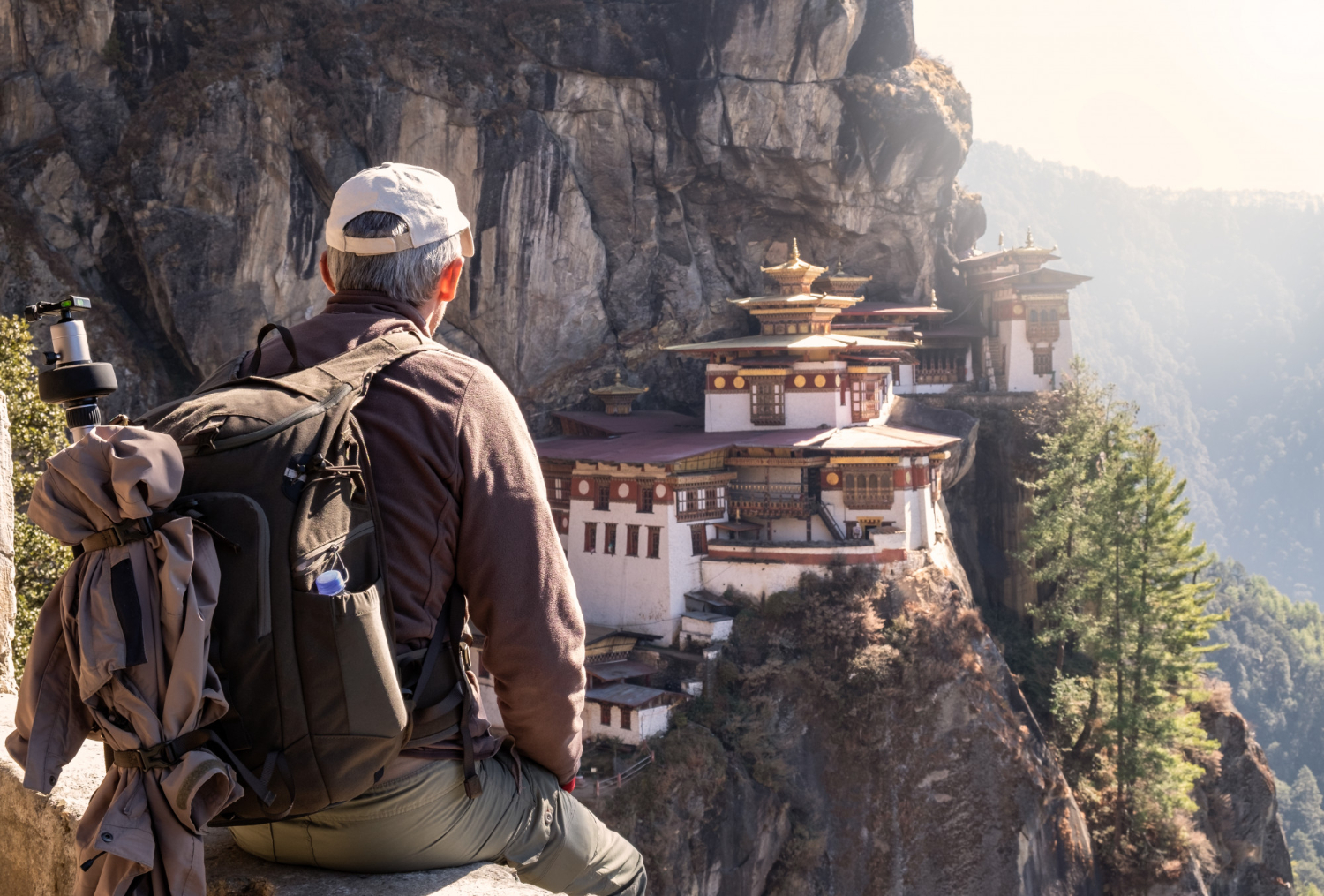 Traveler in Bhutan