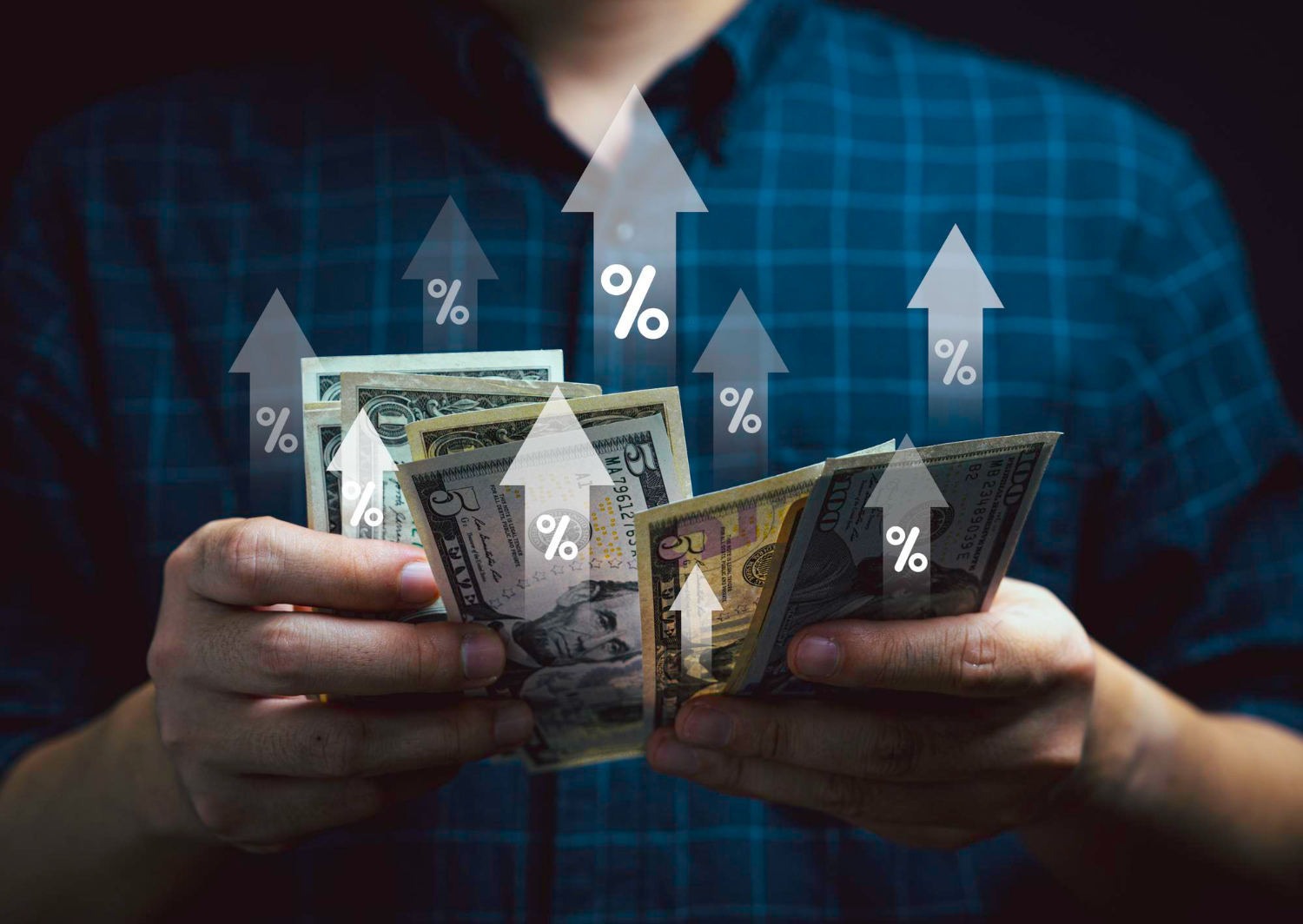 Man with money