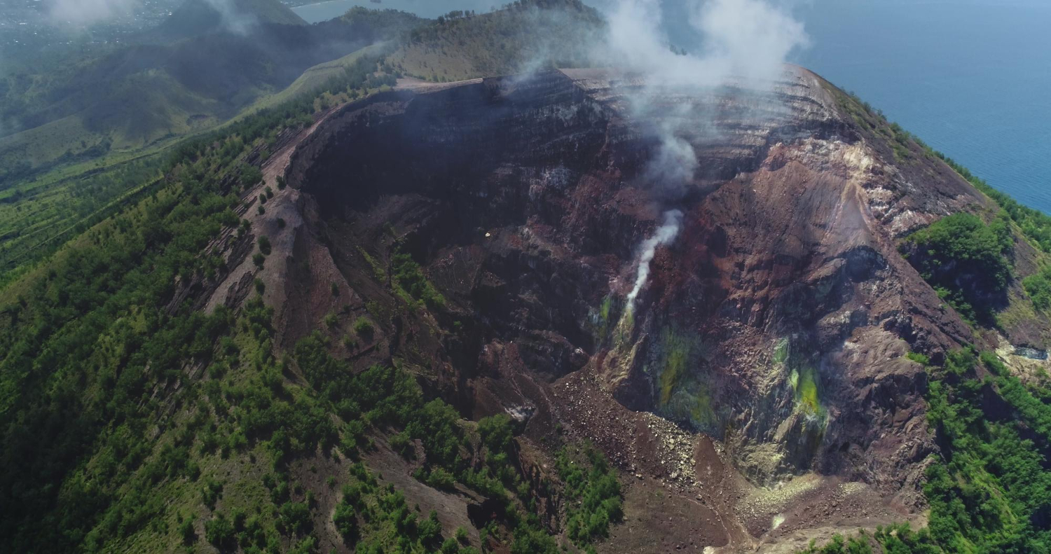 Volcanic island