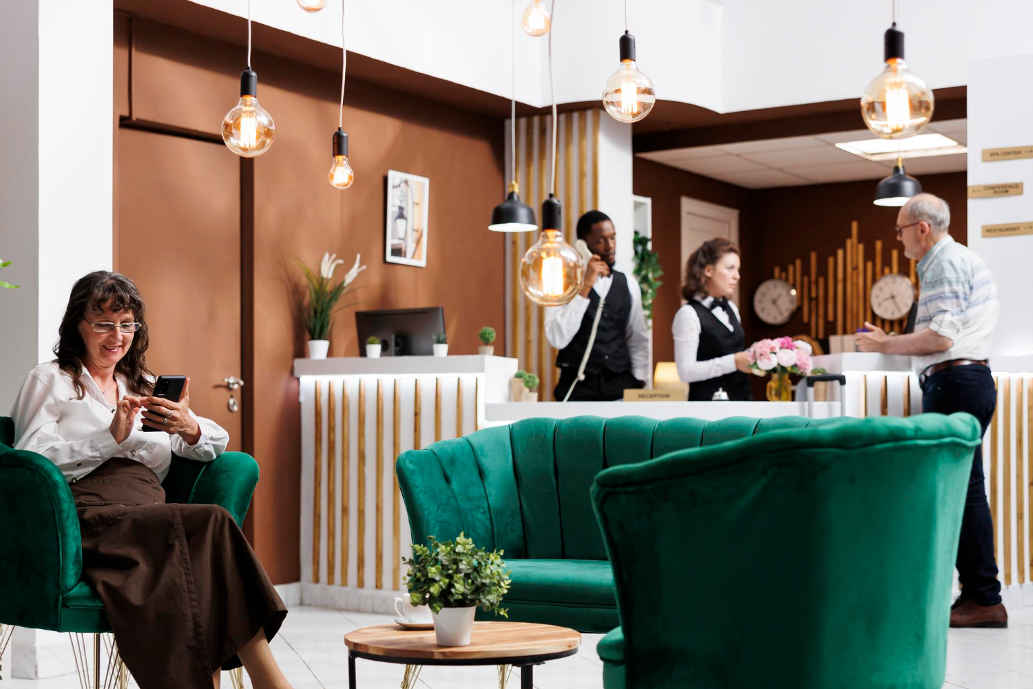 Hotel lobby