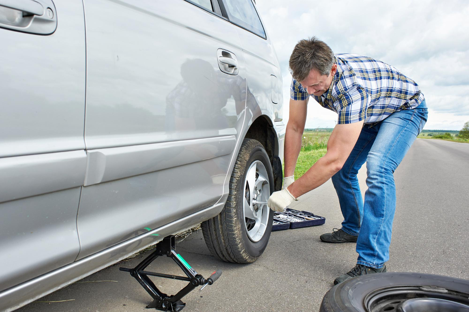 Changing a Car Tire