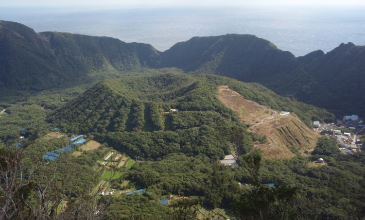 The Japanese village of 170 people built inside an active volcano caldera 222 miles from Tokyo