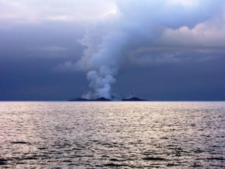 volcanic island