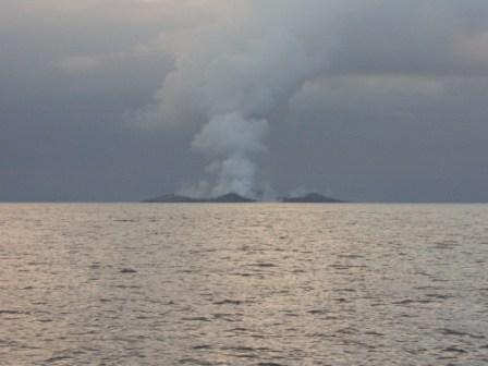 volcanic island