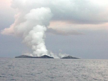 volcanic island