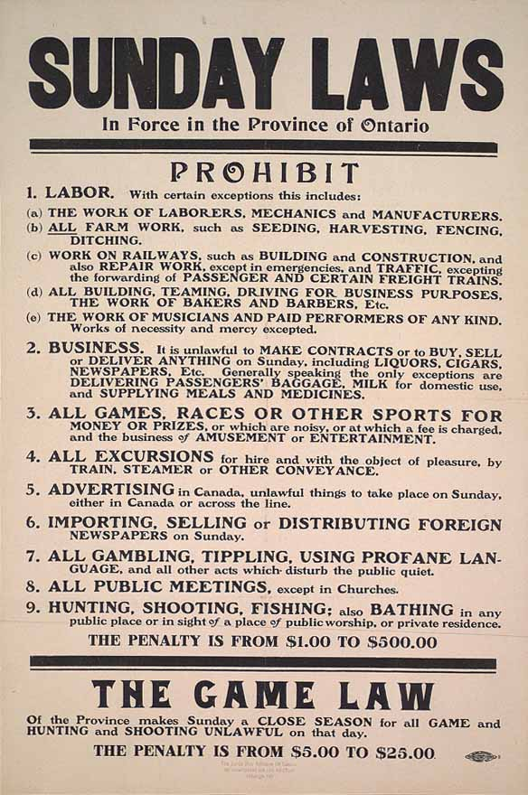Blue Laws