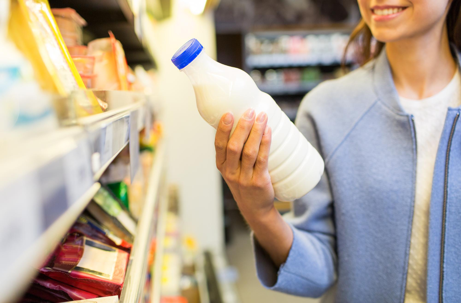 Milk at the Grocery Store