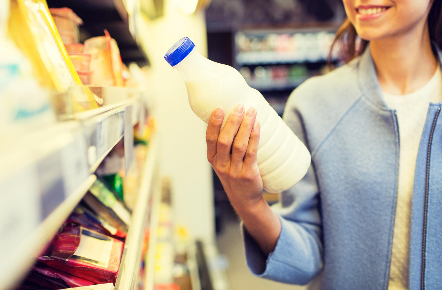 Milk at the Grocery Store