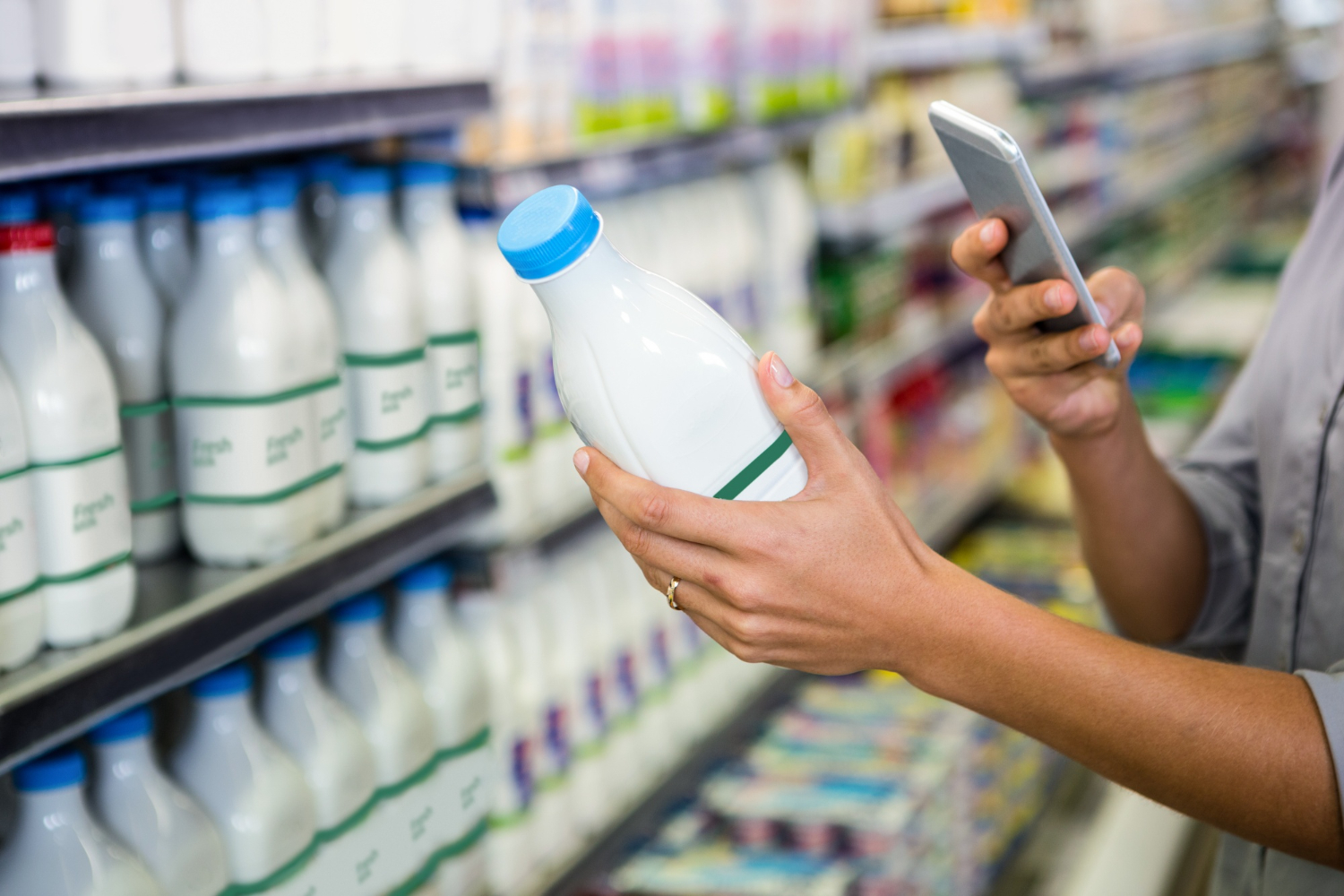 Milk at the Grocery Store