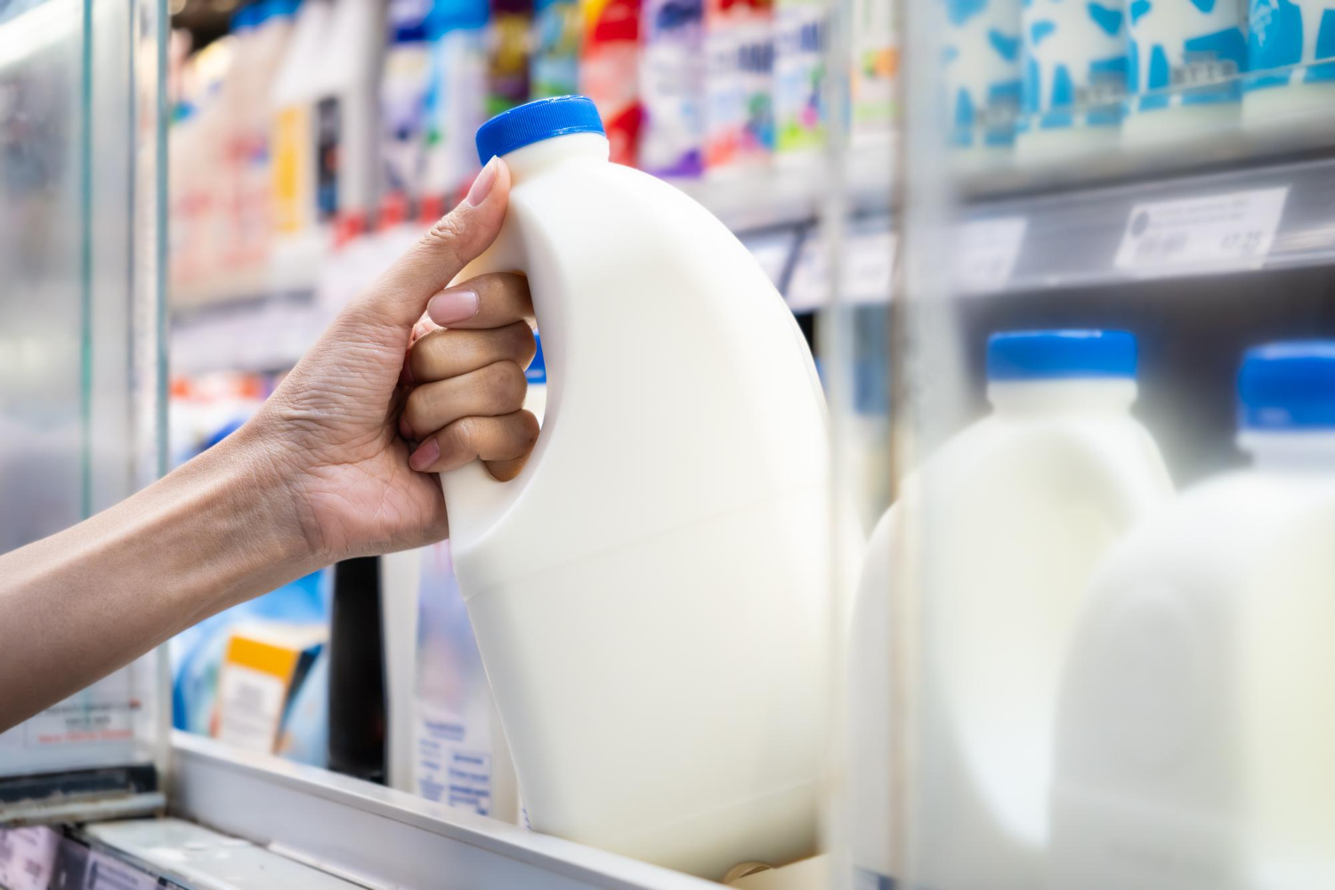 Milk at the Grocery Store