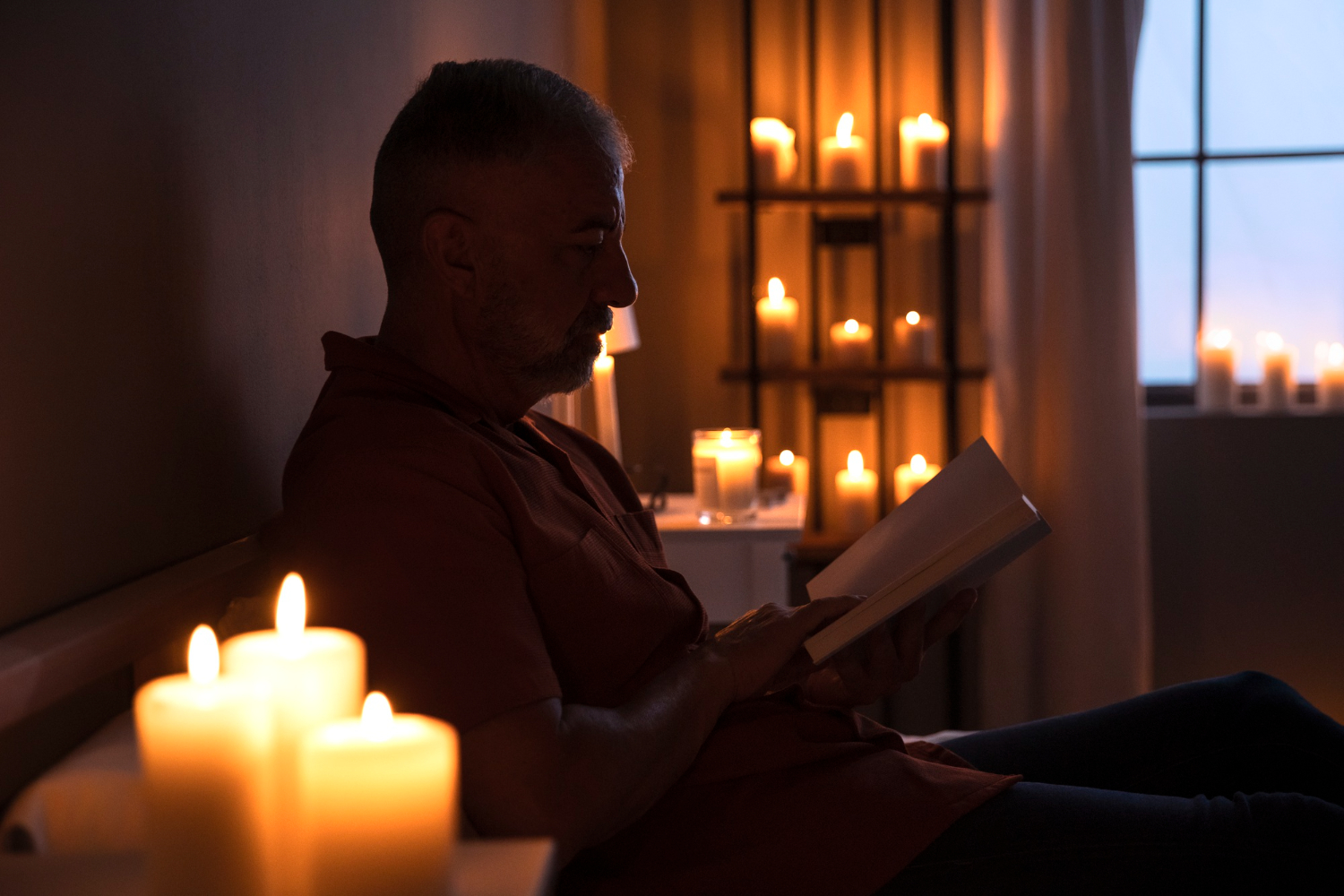 candlelight reading