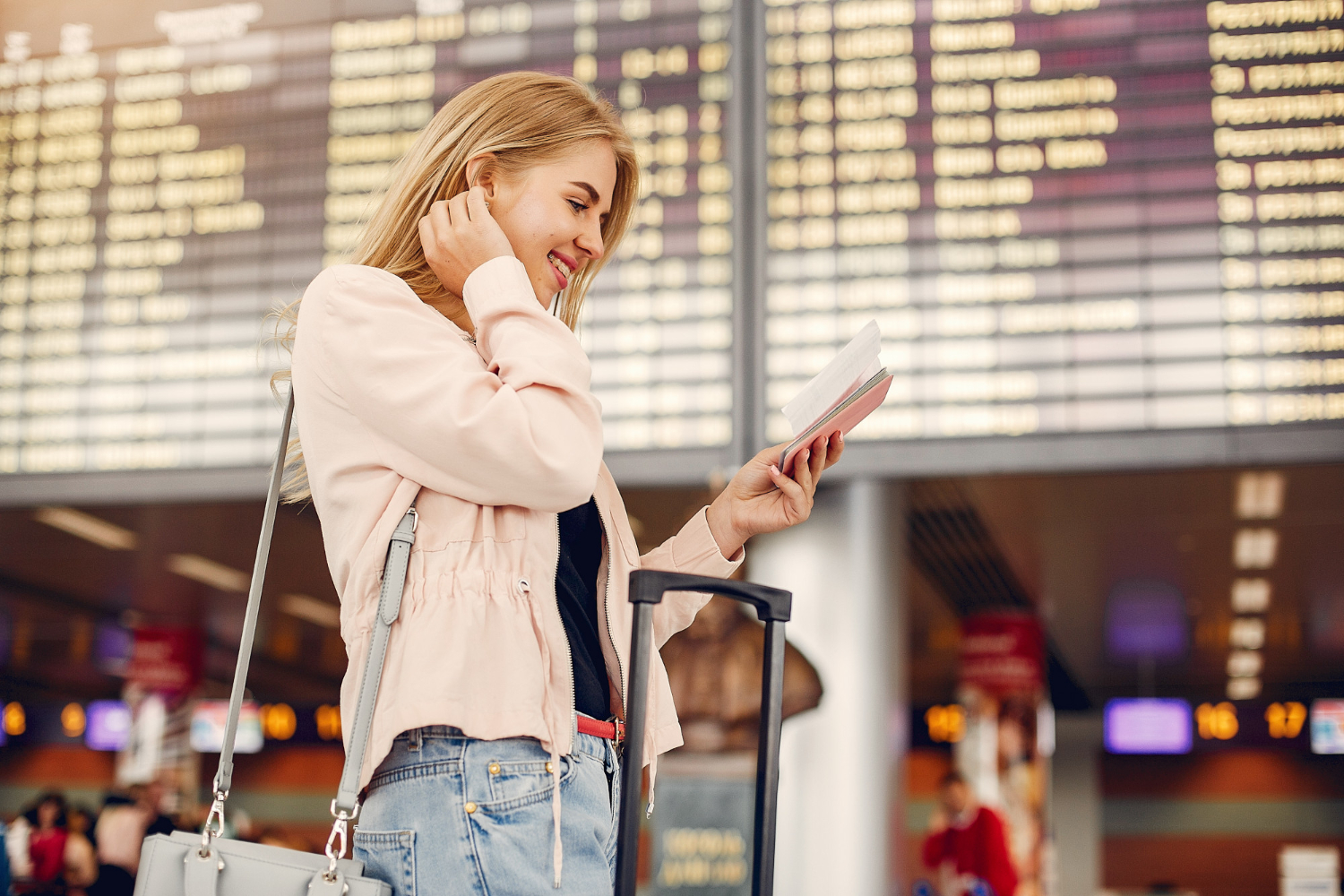 Traveler on Airport