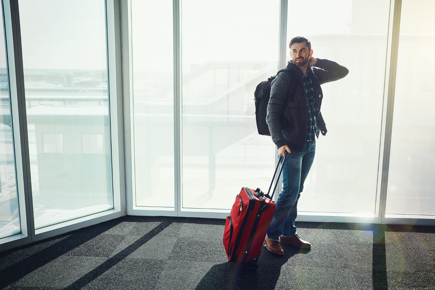 Man with bag