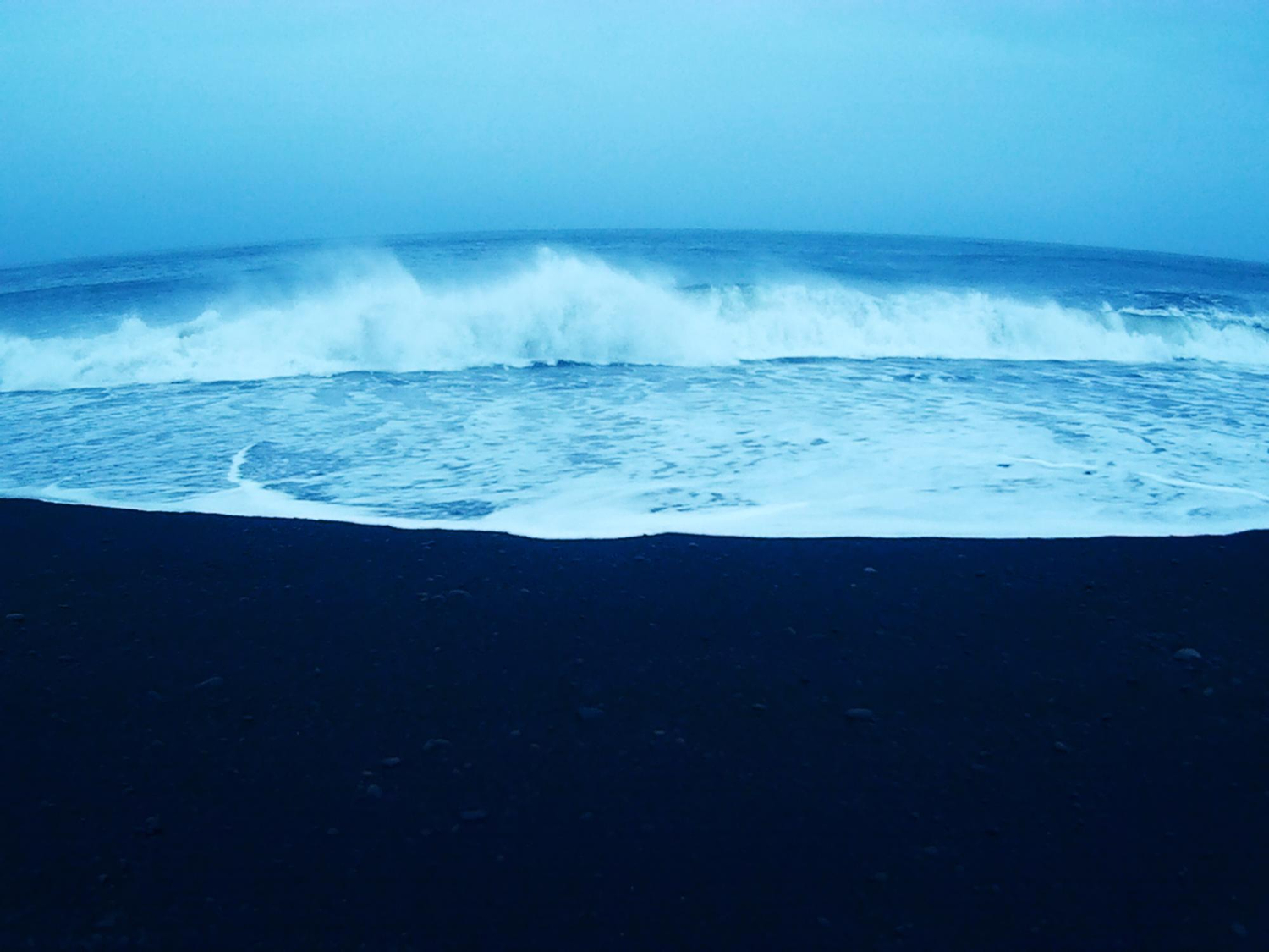 bioluminescent waves