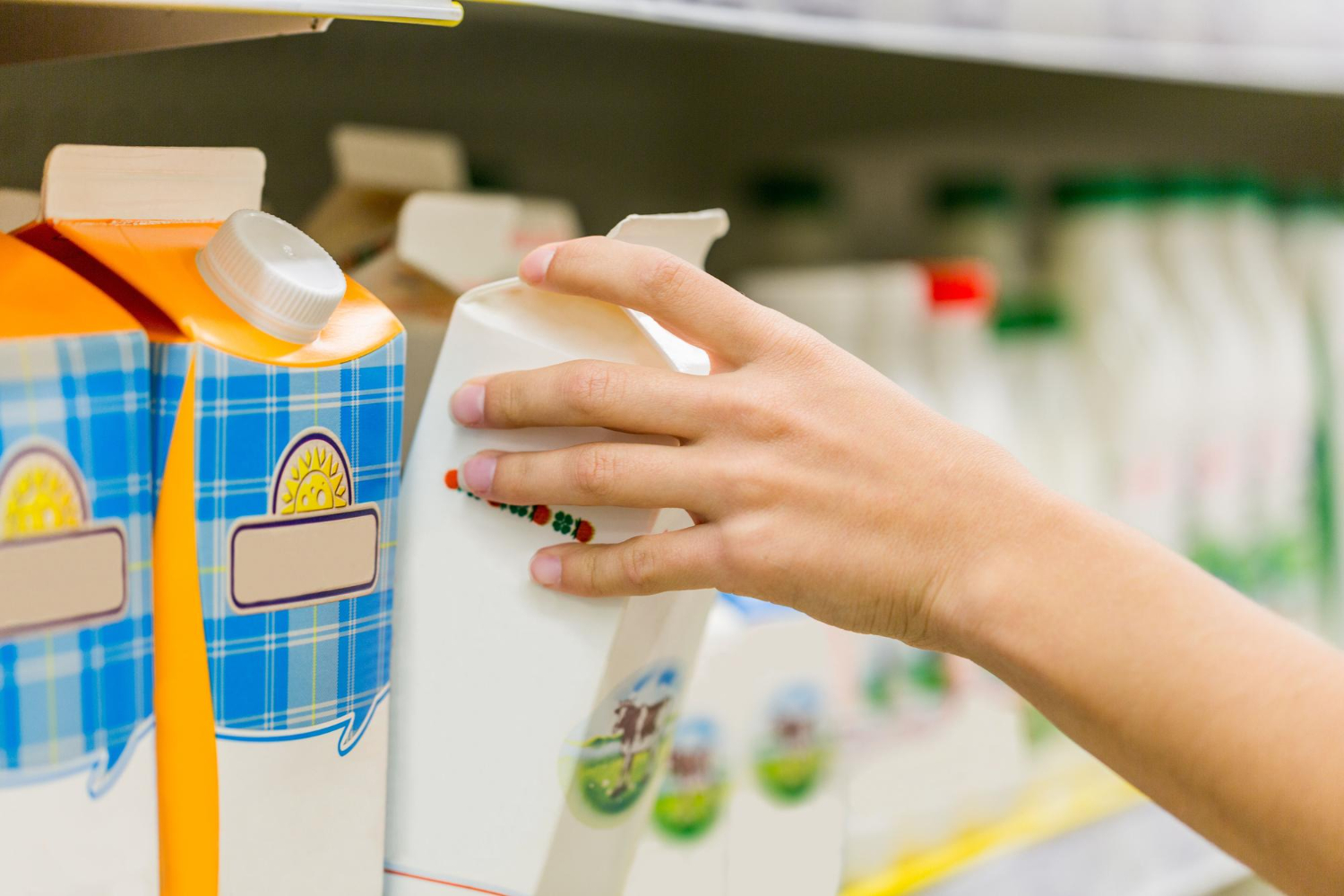 Milk at the Grocery Store