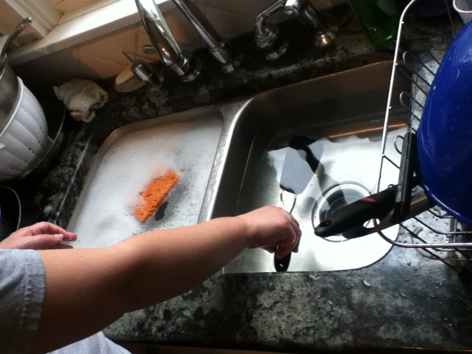 Hand-Washing the Dishes