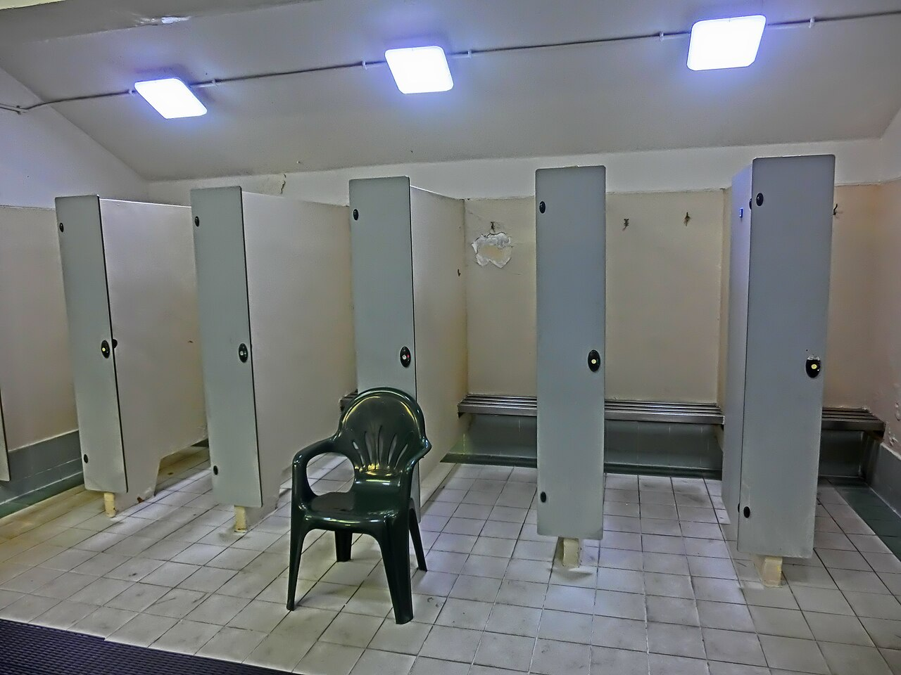 Public Pool Locker room