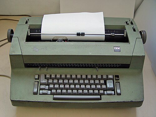 electric typewriter