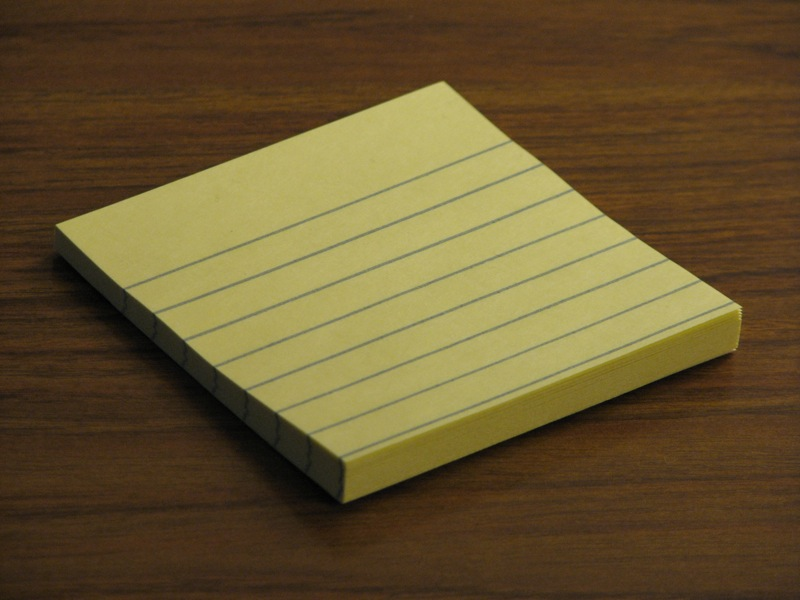 message pad