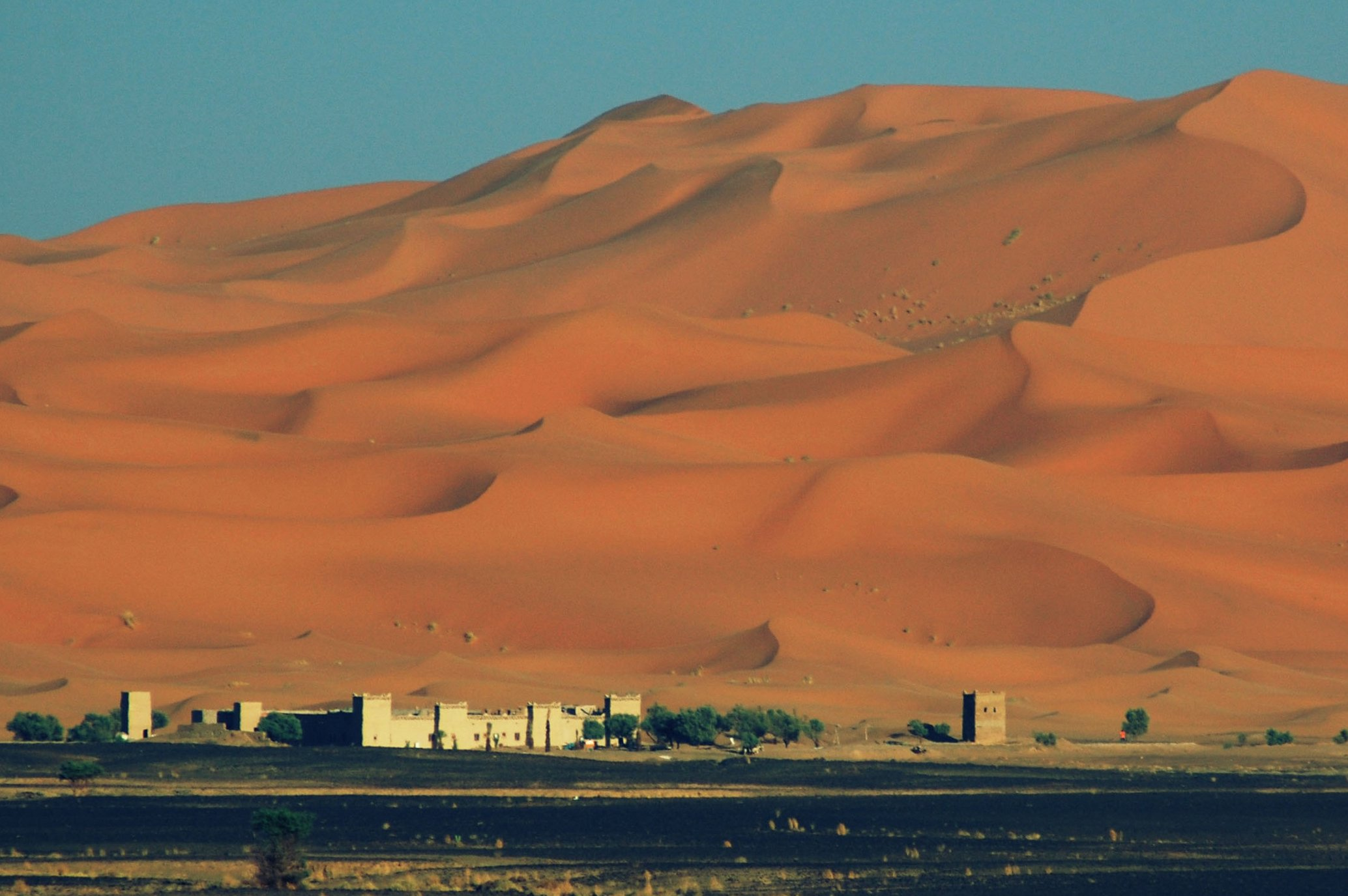 The Sahara at Merzouga