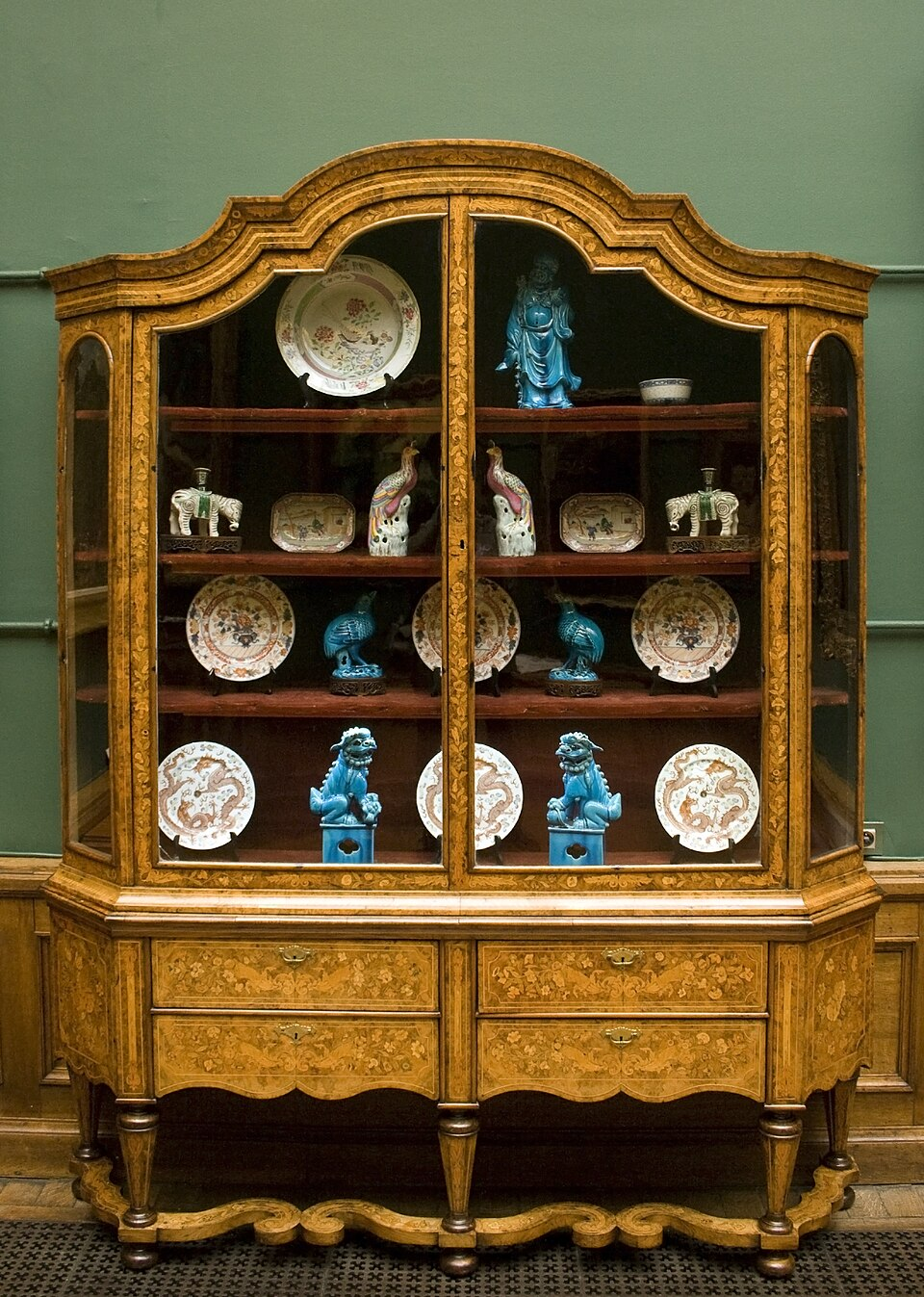 Cabinet Full of Fine China