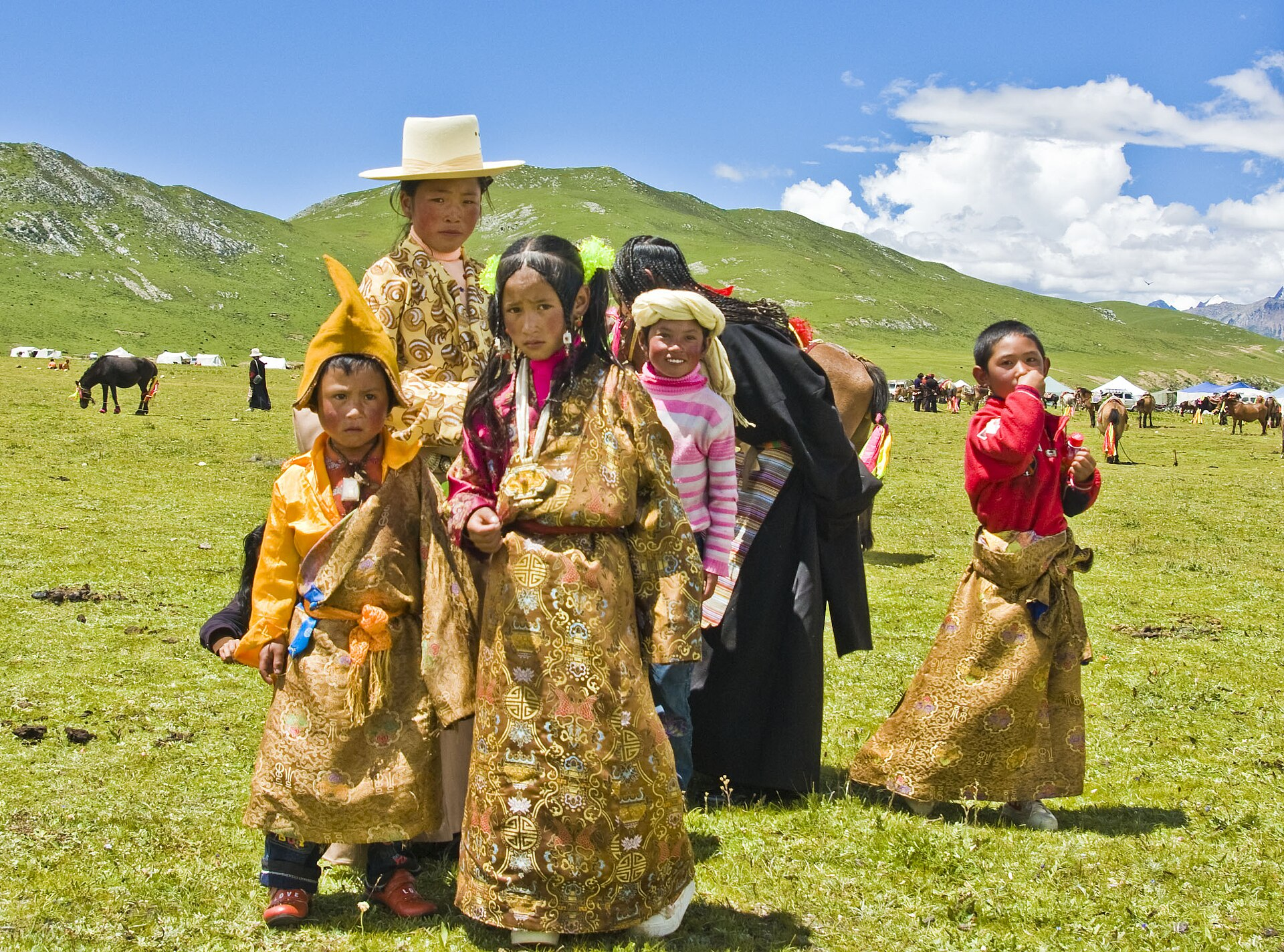 Tibetan family
