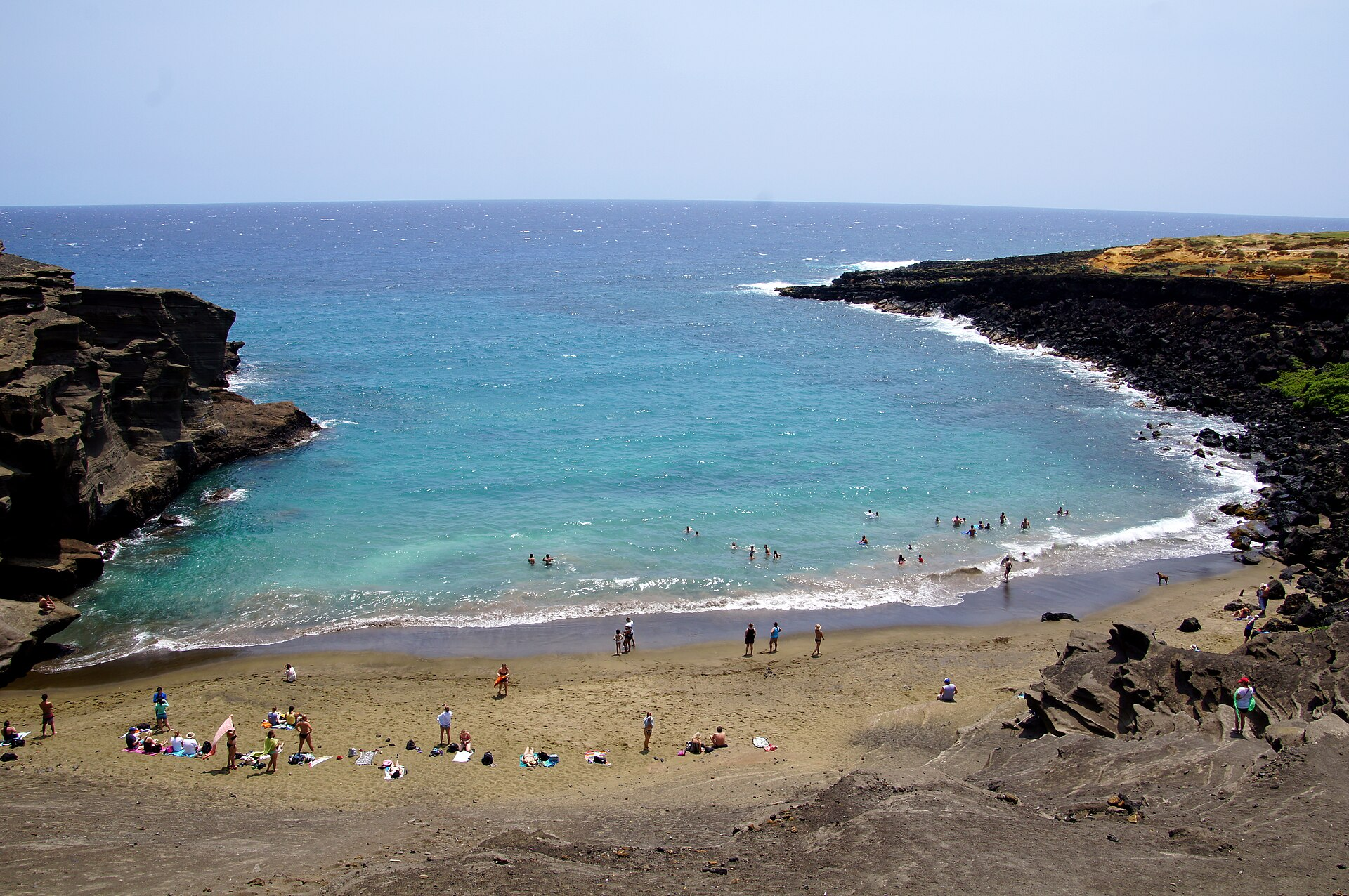 Green and Other Rare-Hued Sands