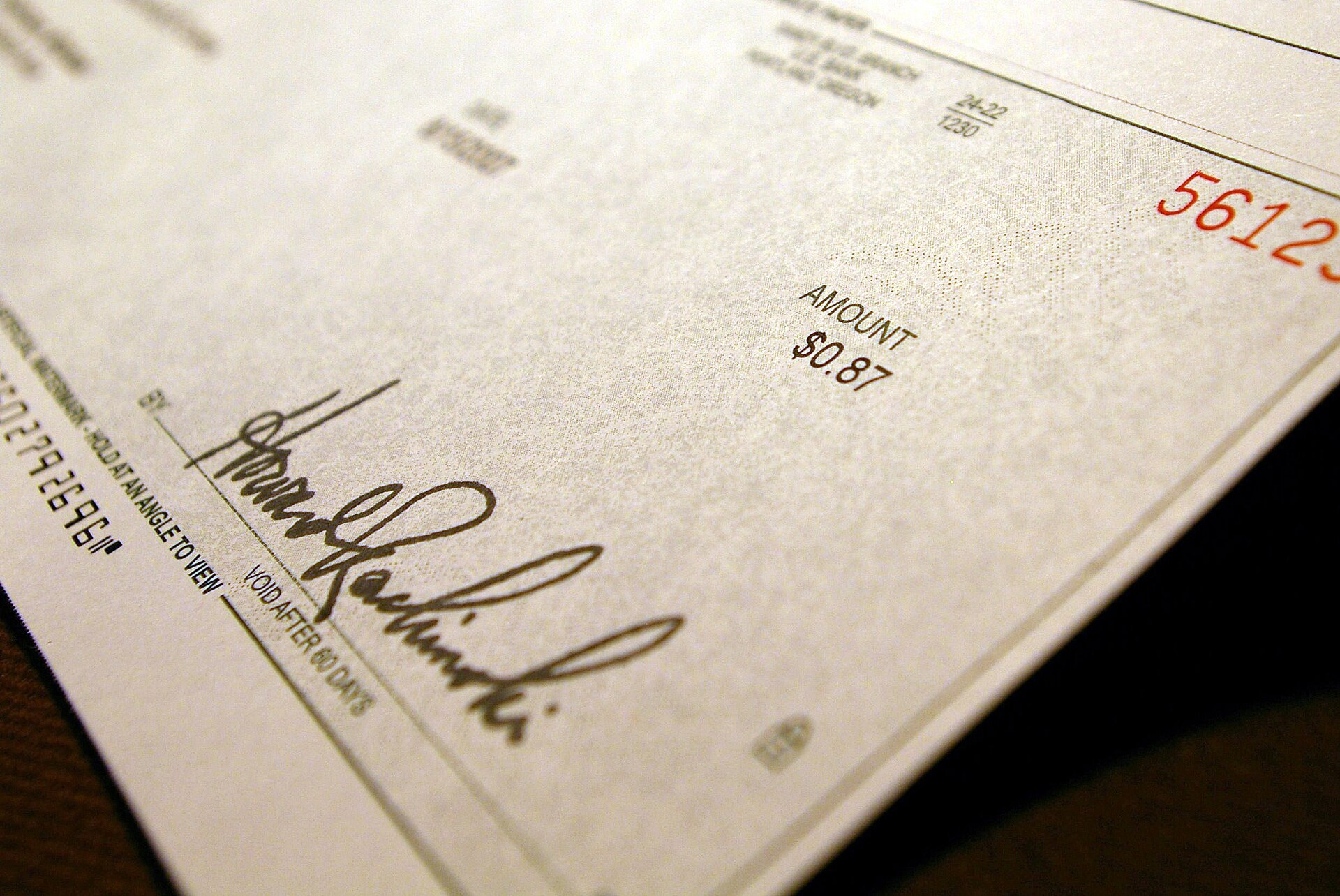 Checkbook