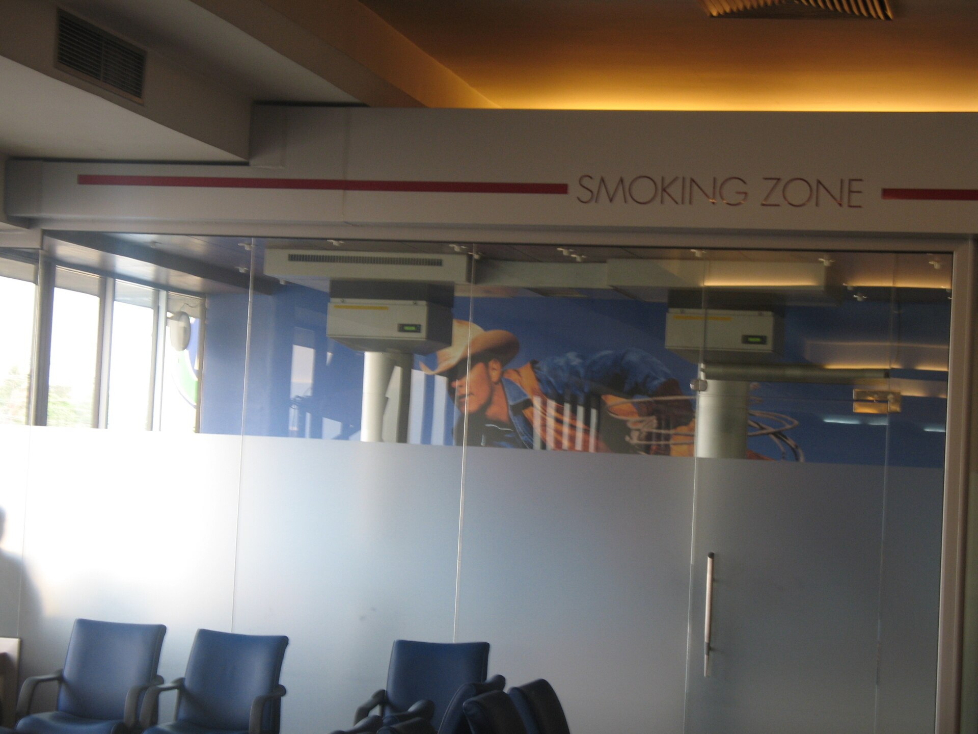Smoking area