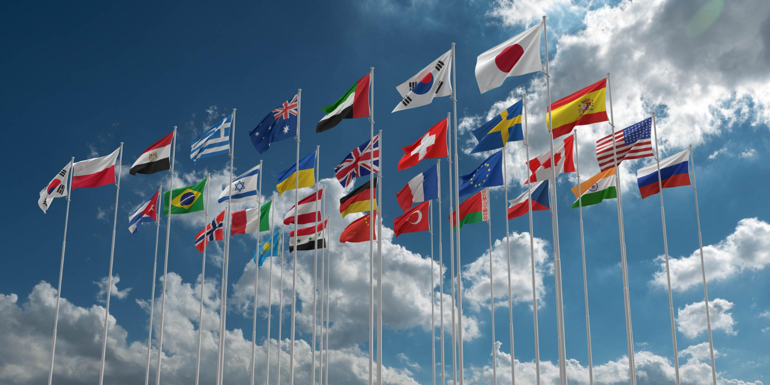 world flags soccer