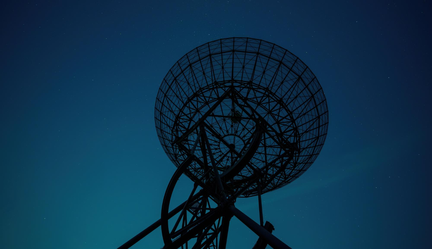 Radio telescope night