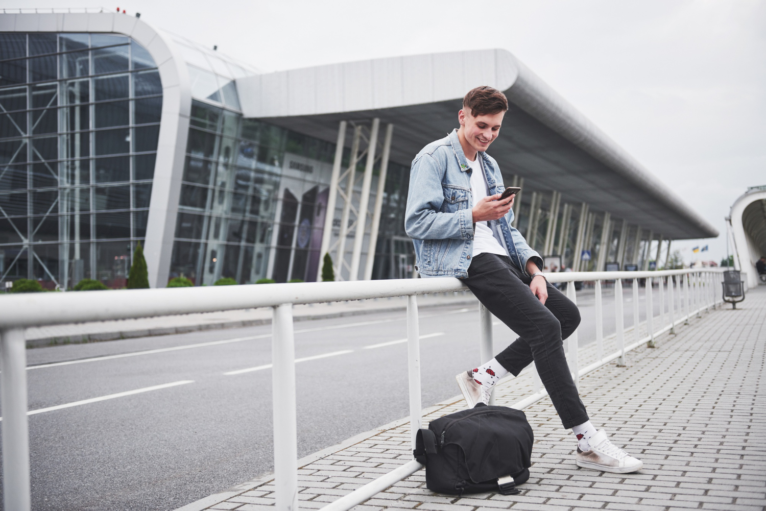 Traveler on Airport