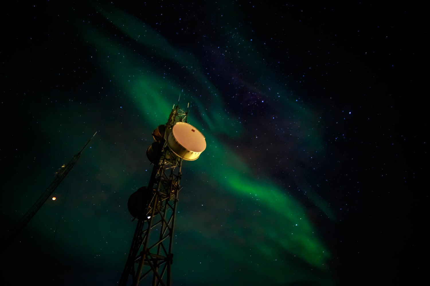 Radio telescope night