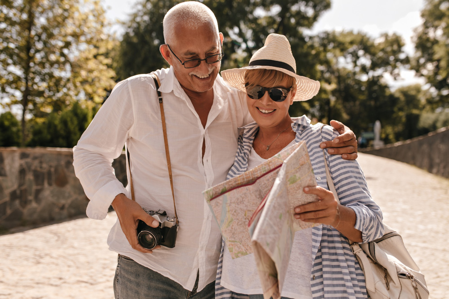 Old Couple Traveler