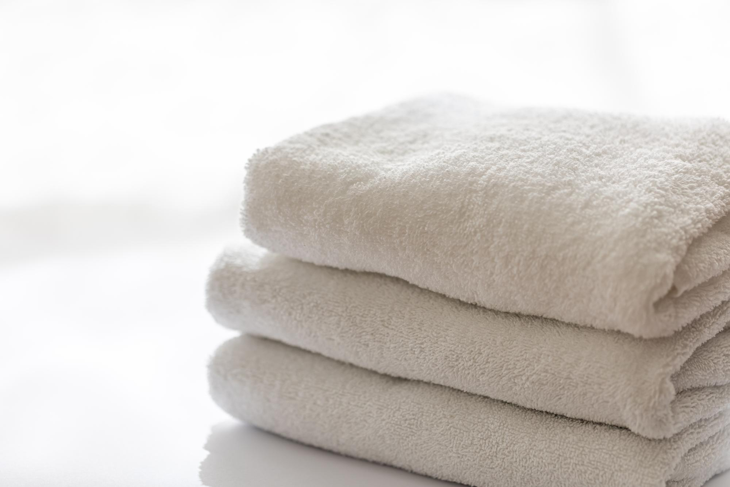 towels bed