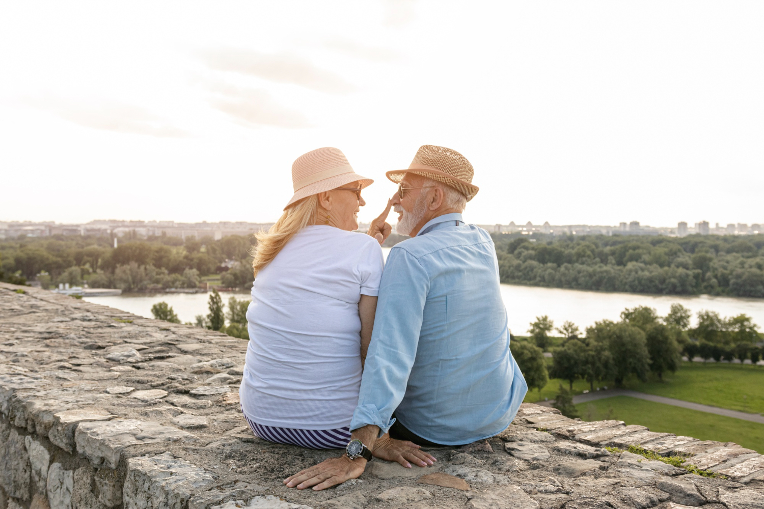Old Couple Traveler