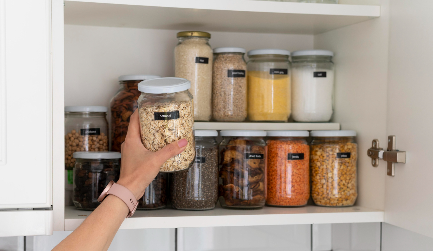 Kitchen pantry food