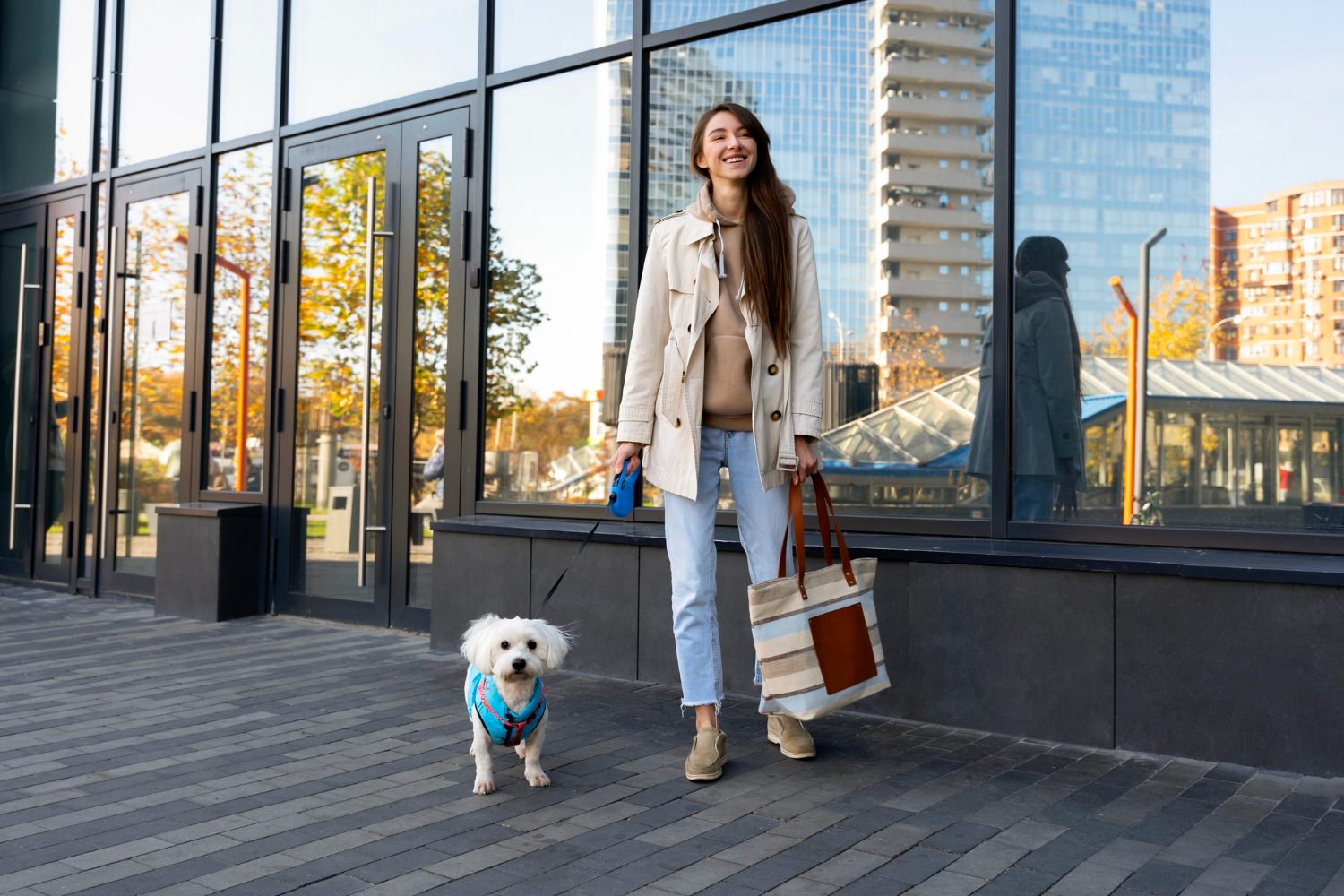 Traveler with Pet