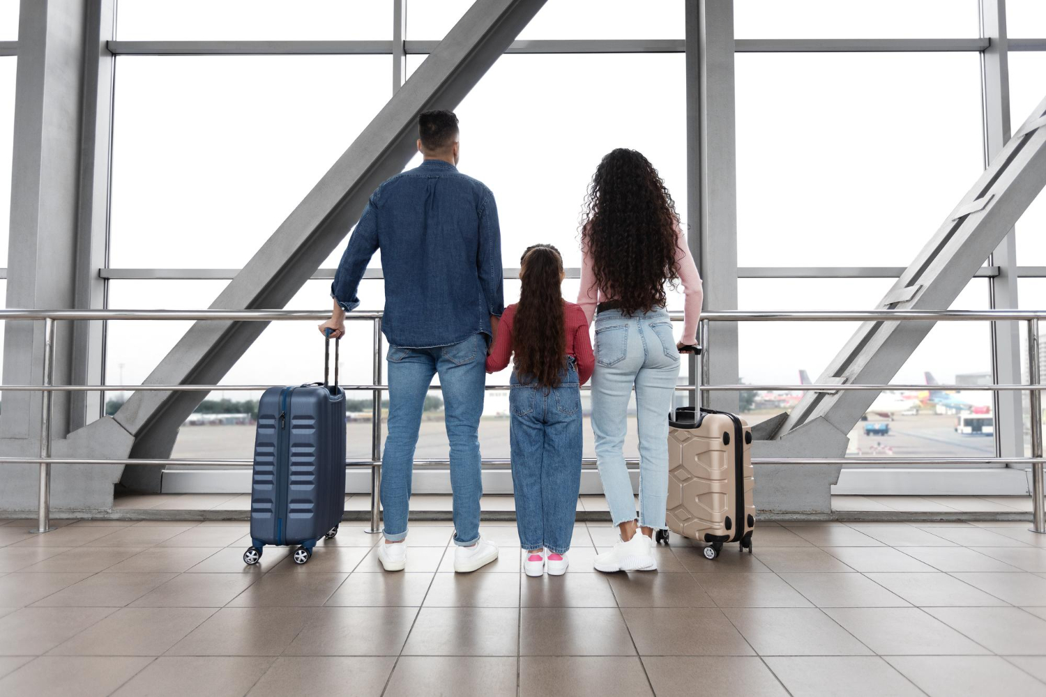 Family on Airport